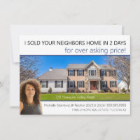 Modern Just Sold Professional Realtor Postcard
