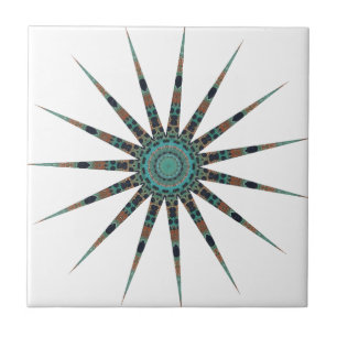 Modern  kaleidoscope Ceramic Tile