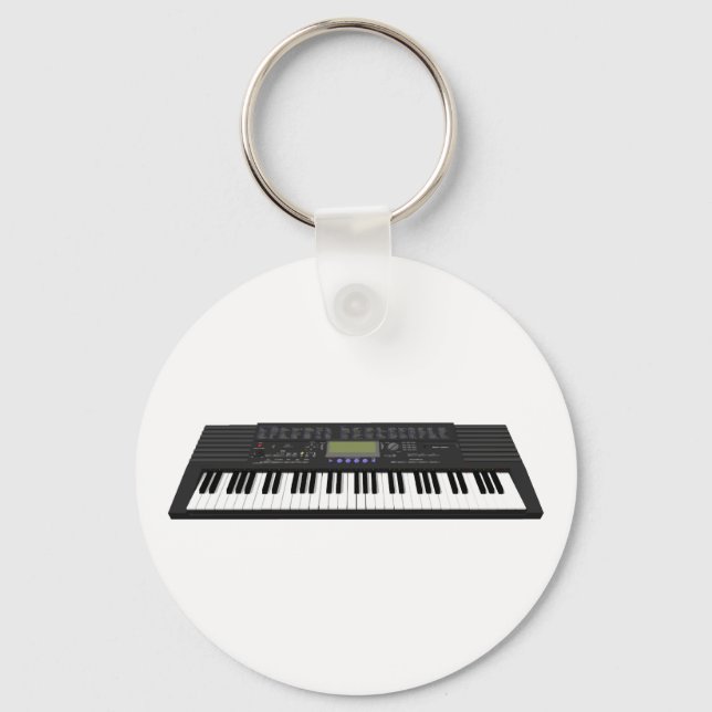 Modern Keyboard Synth: 3D Model: Key Ring (Front)