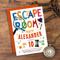 Modern Kids Escape Room Colourful Typo Watercolor