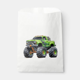 Modern Kids Monster Truck Birthday Party Favour Bags