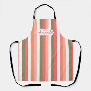 Modern Kitchen Custom Apron, Heart, Cook Bake BBQ Apron