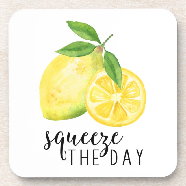 MODERN KITCHEN LEMON PUN COASTER (Front)