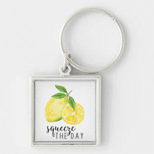 MODERN KITCHEN LEMON PUN KEY RING