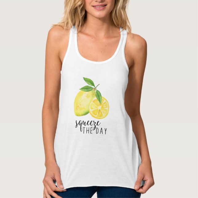 MODERN KITCHEN LEMON PUN SINGLET (Front)