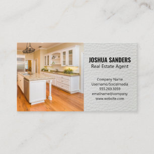 Modern Kitchen Real Estate Business Card