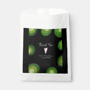 Modern Kiwi Fruit - Watercolor Thank You Favour Bags