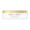 MODERN LABEL chevron pattern cute gold foil grey