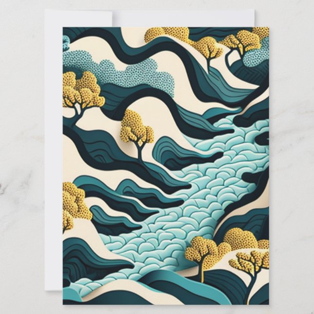 Modern Landscape Card (Front)