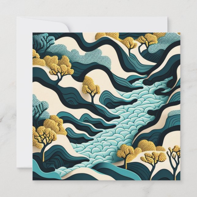 Modern Landscape Card (Front)