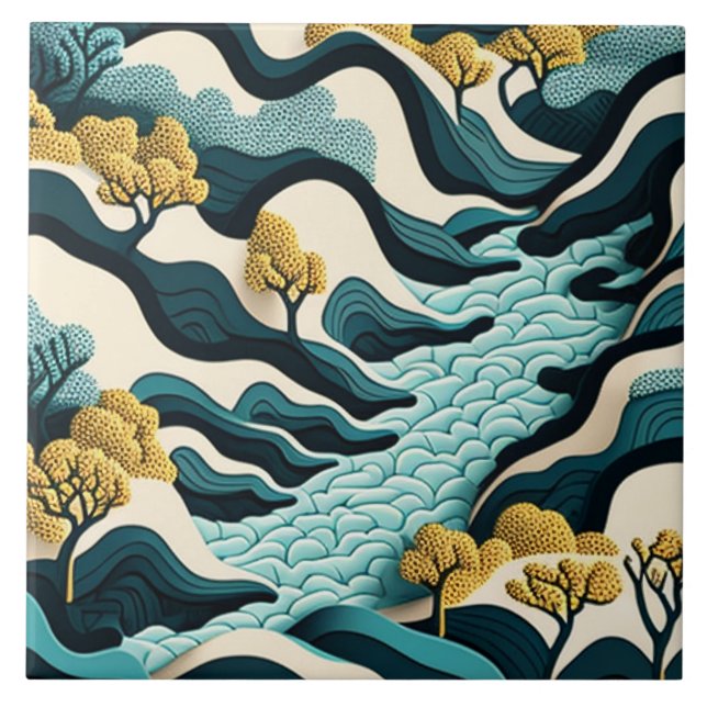 Modern Landscape Tile (Front)