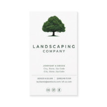 Modern Landscaping Business Card