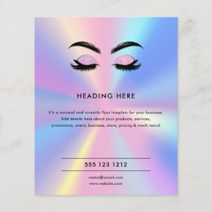 Modern Lash / Brow Artist Flyer   Leave a review