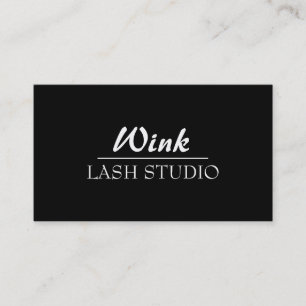 Modern Lash Extensions Lashes Beauty Salon Business Card