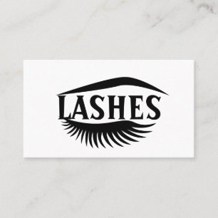 Modern Lashes & Brows  Business Card