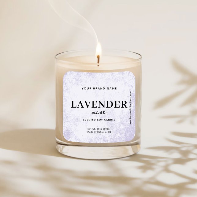 Modern Lavender Rustic Label (Creator Uploaded)