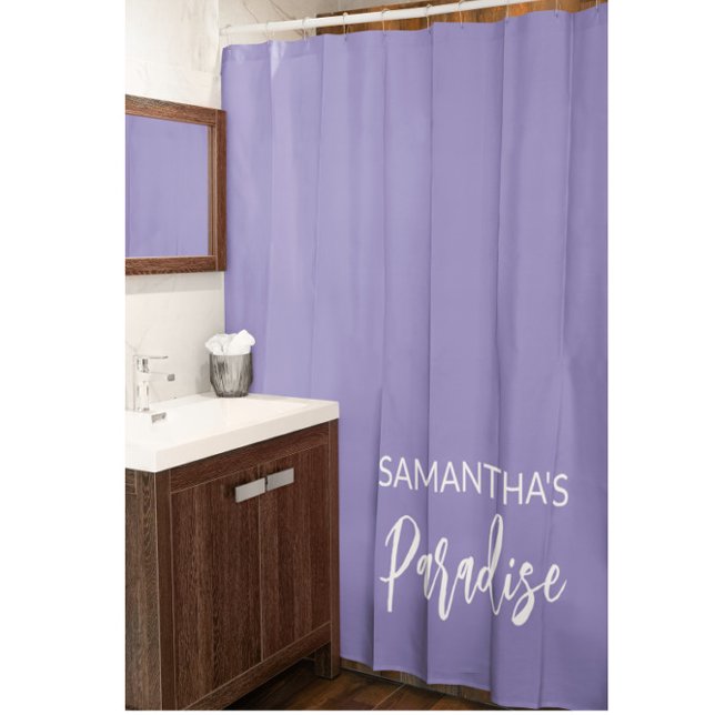 Modern Lavender Shower Curtain (Creator Uploaded)
