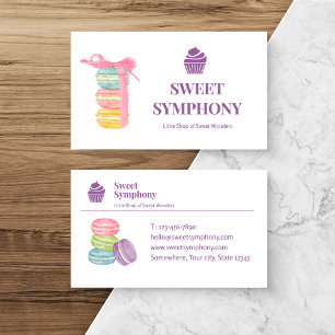 Modern Lavender Sweet Symphony Business Card
