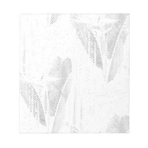 Modern Leaf Notepad Stylish Stationery
