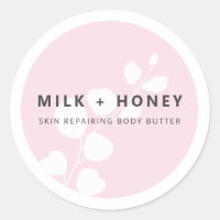 Modern Leaf Pink Product Labels