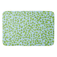 Modern Leopard Animal Print Pattern Green Blue