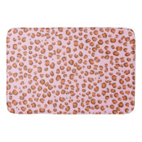 Modern Leopard Animal Print Pattern Red Pink
