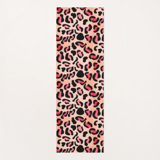 Modern Leopard Pattern Animal Print Yoga Mat