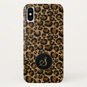 Modern leopard pattern with glitters Case-Mate iPhone case