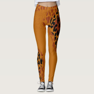 Modern Leopard Skin Pattern #29 Leggings