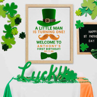 Modern Leprechaun St. Patrick's Any Age Birthday