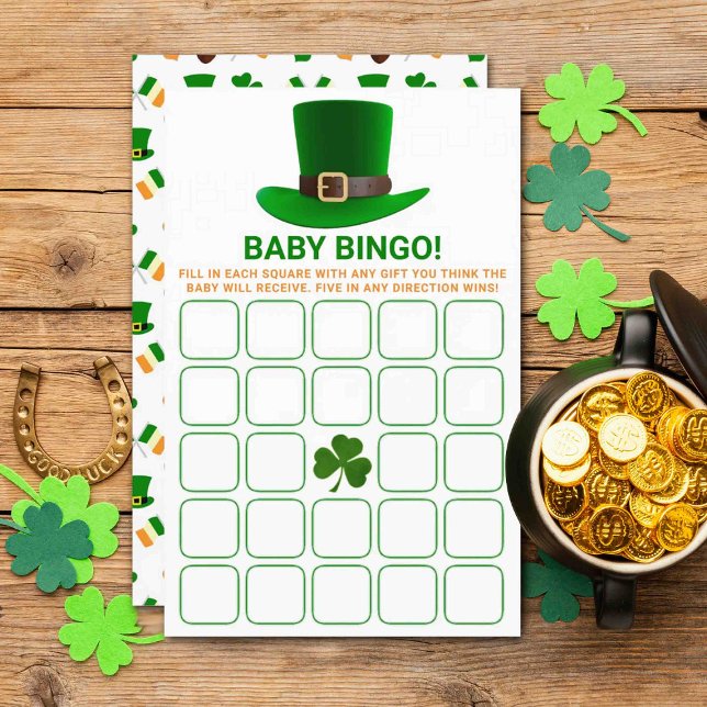 Modern Leprechaun St. Patrick's Day Baby Shower (Creator Uploaded)