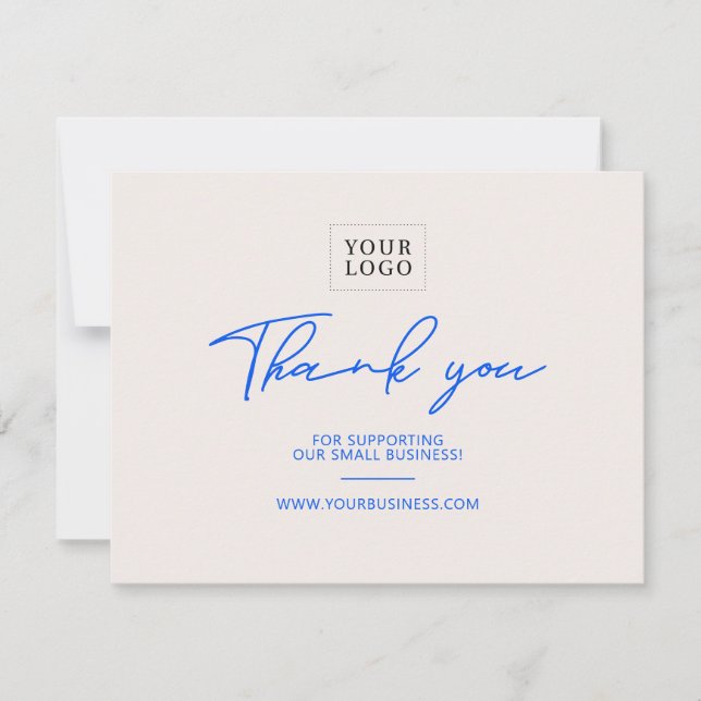 Modern Lettering Business Package Thank You (Front)