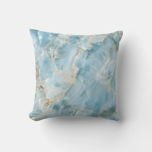 Modern Light Blue Luxurious Aesthetic Gemstone Cushion