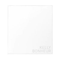 Modern Light Grey Name On White