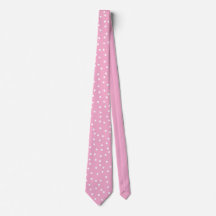 modern light Pink White Polka Dots Groom Gift