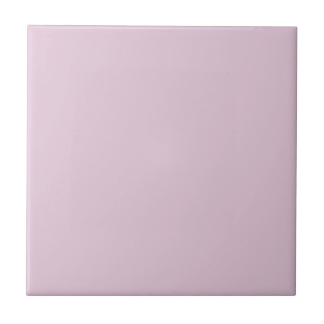 Modern Light Purple Monochrome  Tile (Front)