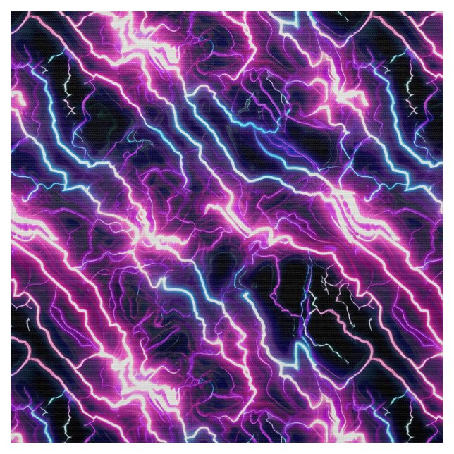 Modern Lightning Pattern Material Fabric (Swatch)