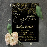 Modern Lights 18th Birthday Party Real<br><div class="desc">Celebrate in style with these fun and trendy real foil pressed 18th birthday party invitations. The design is easy to personalise and your guests will be thrilled when they receive these stylish invites.</div>