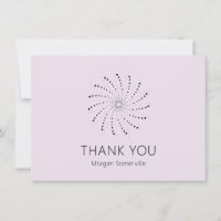 Modern Lilac Spiral Dot Elegant