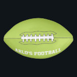 Modern Lime Green Personalised Kid's Football<br><div class="desc">The Modern Lime Green Personalised Kid's Football is designed to be found on a green field effortlessly allowing for more fun time playing and locating a child's football in a grouping of kids' footballs at practice.</div>