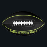 Modern LimePersonalized Kid's  Football<br><div class="desc">The Modern Lime Personalised Kid's Football is designed to be found on a green field effortlessly allowing for more fun time playing and locating a child's football in a grouping of kids' footballs at practice.</div>