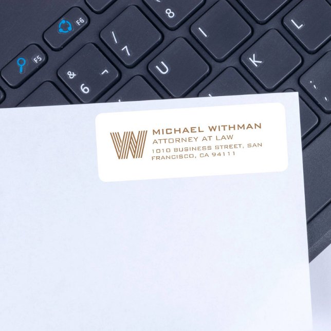 MODERN LINE MONOGRAM CORPORATE LAWYER ACCOUNTANT (Creator Uploaded)