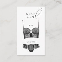 Modern Lingerie Bridal Shower Size
