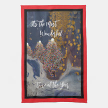 Modern Lit Christmas Tree Design