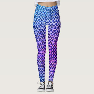 Modern little circular seamless pattern leggings