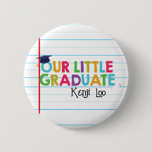 Modern Little Graduate Button