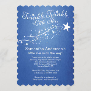 Modern LIttle Star Baby Shower Invitation