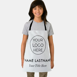 Modern Logo Business Apron