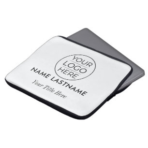 Modern Logo Business Laptop Sleeve