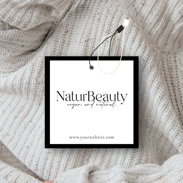 Modern Logo Clothing Hang Tag (Creator Uploaded)